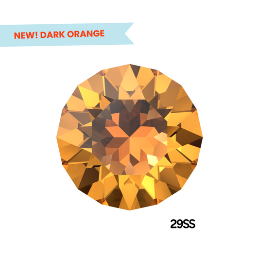 Dark Orange 1088 Chatons Barton Crystal, 29SS