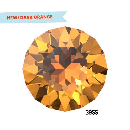 Dark Orange 1088 Chatons Barton Crystal, 39SS
