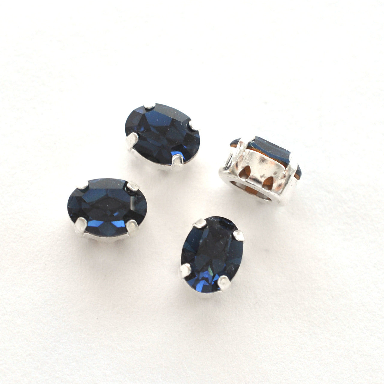 Montana 8x6mm Sew On Set Ovals - 4 Pieces