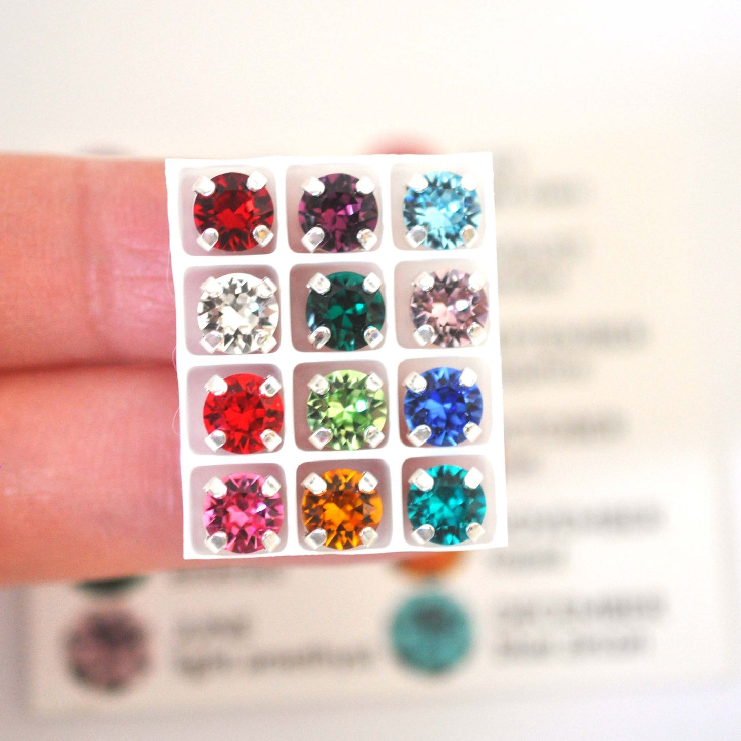 Birthstone Collection Sew On Set Barton Crystal Chaton Montees 6mm, 29ss