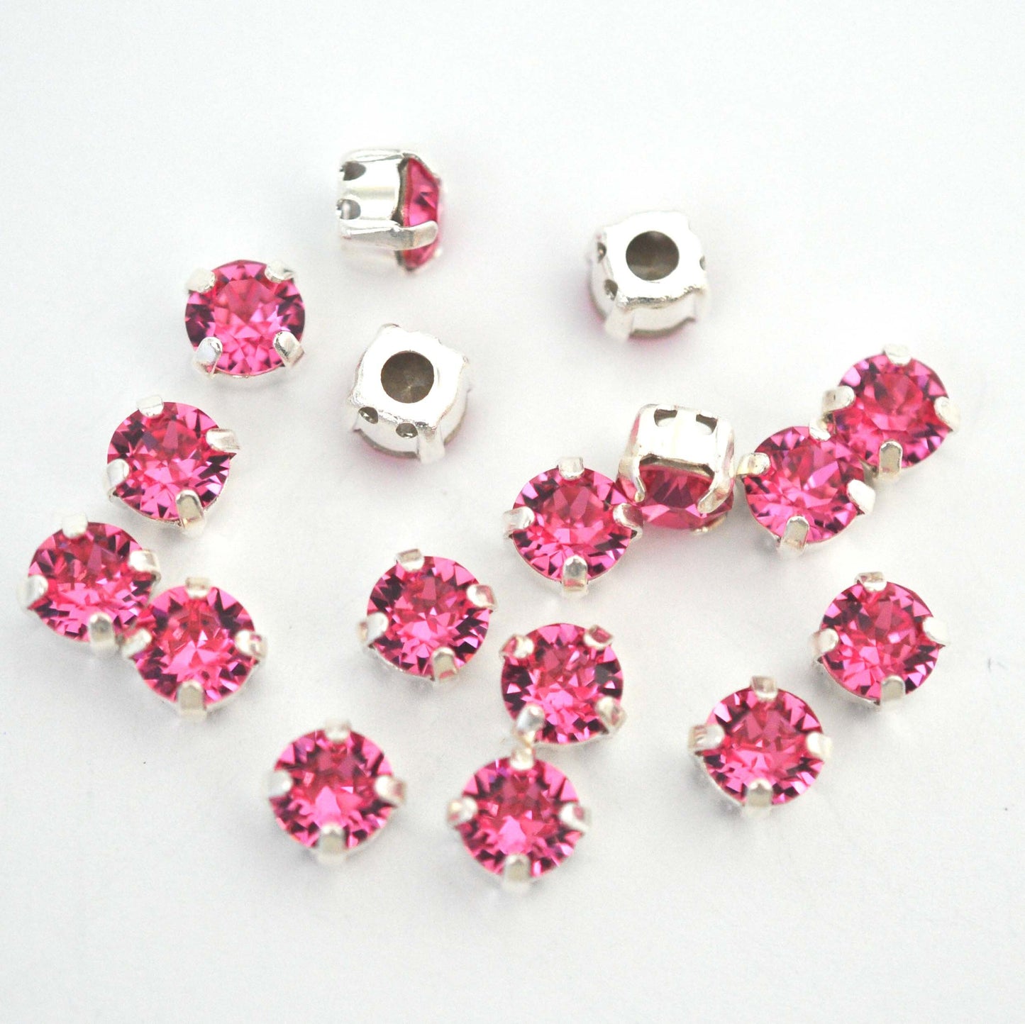 Rose Sew On Set Barton Crystal Chaton Montees 6mm, 29ss