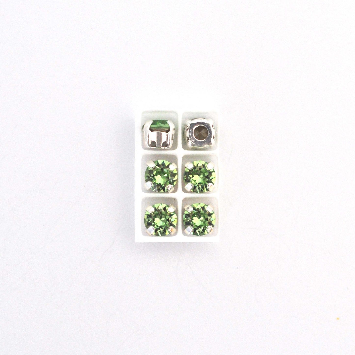 Peridot Sew On Set Barton Crystal Chaton Montees 6mm, 29ss