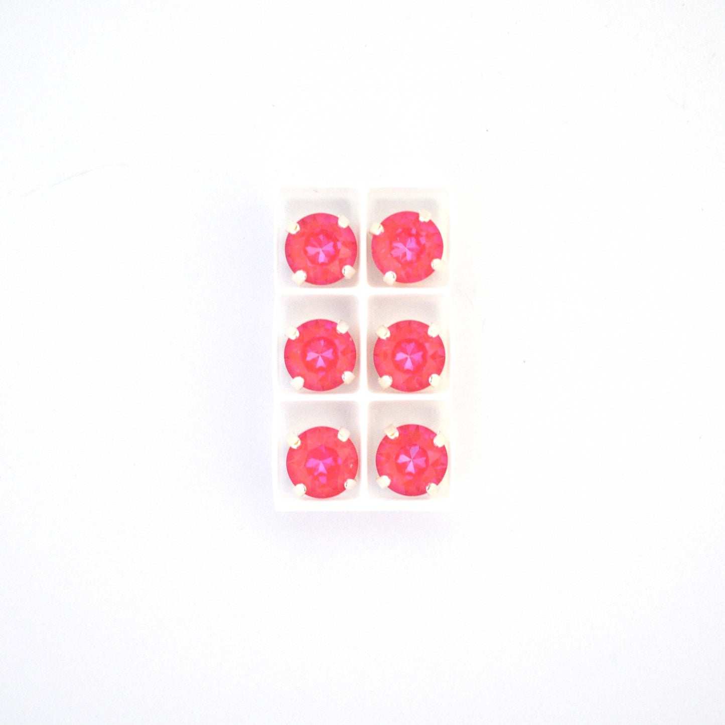 Lotus Pink Delite Sew On Set Barton Crystal Chaton Montees 8mm, 39ss