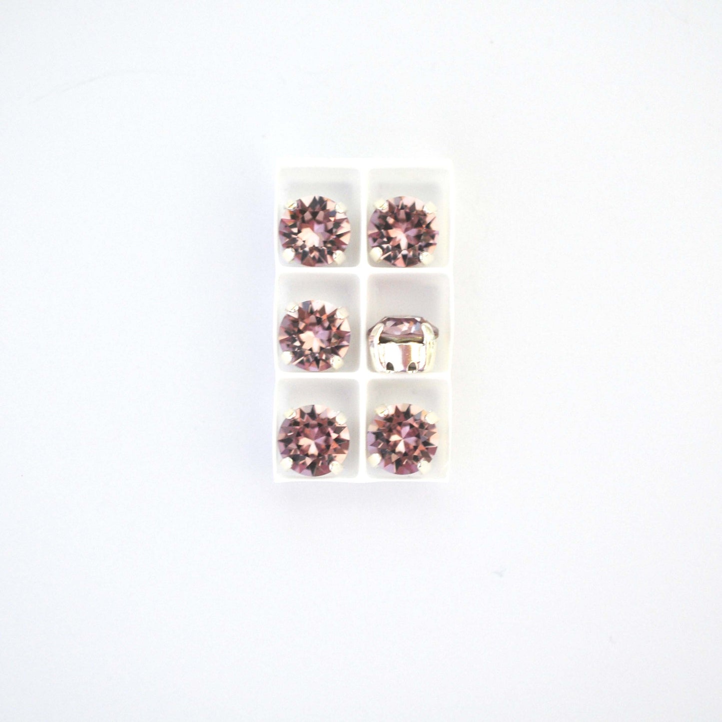 Light Amethyst Sew On Set Barton Crystal Chaton Montees 8mm, 39ss