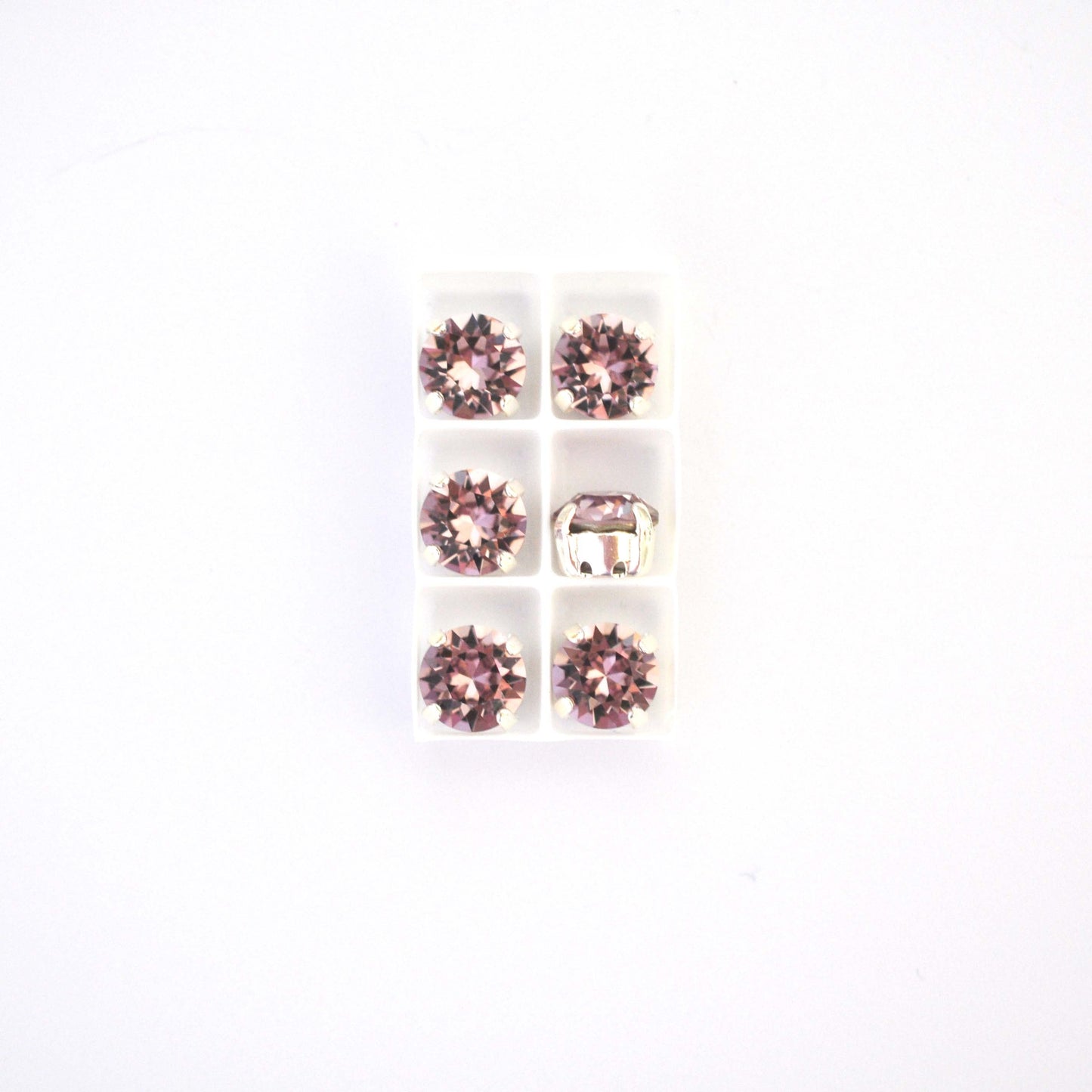 Light Amethyst Sew On Set Barton Crystal Chaton Montees 8mm, 39ss