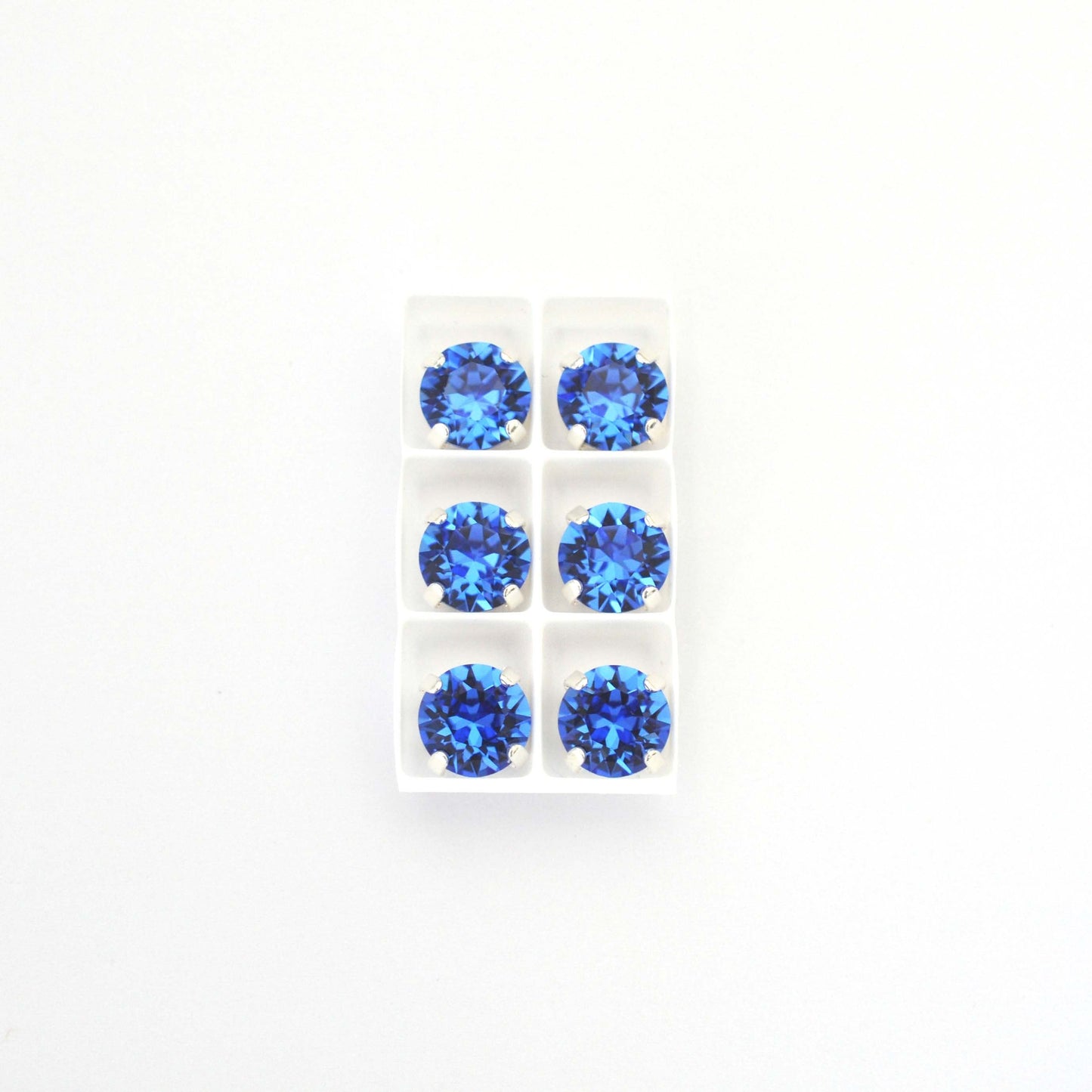 Sapphire Sew On Set Barton Crystal Chaton Montees 8mm, 39ss