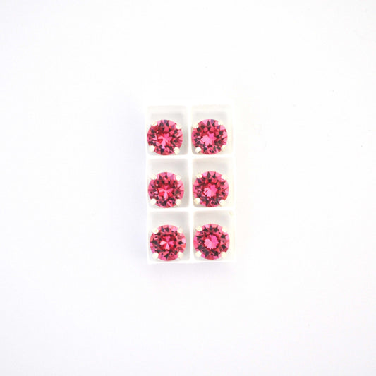 Rose Sew On Set Barton Crystal Chaton Montees 8mm, 39ss