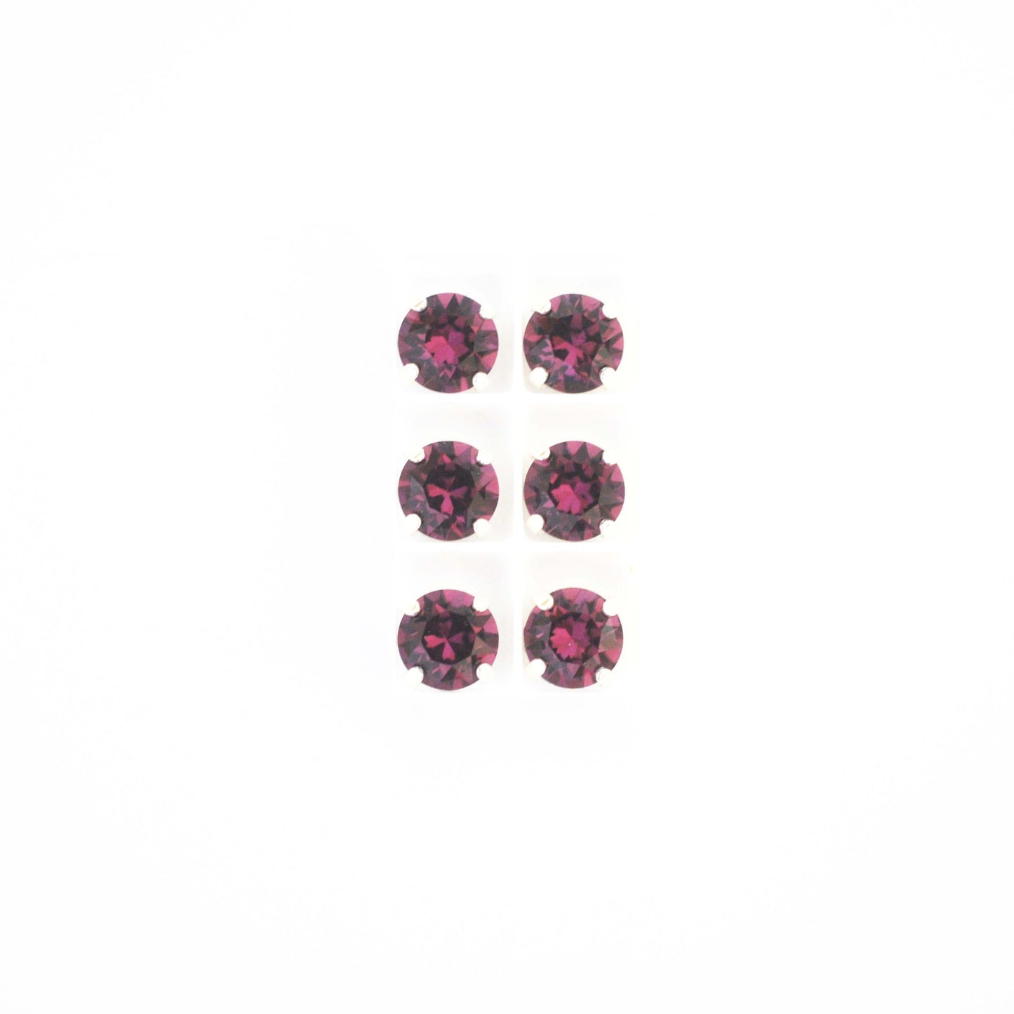 Amethyst Sew On Set Barton Crystal Chaton Montees 8mm, 39ss