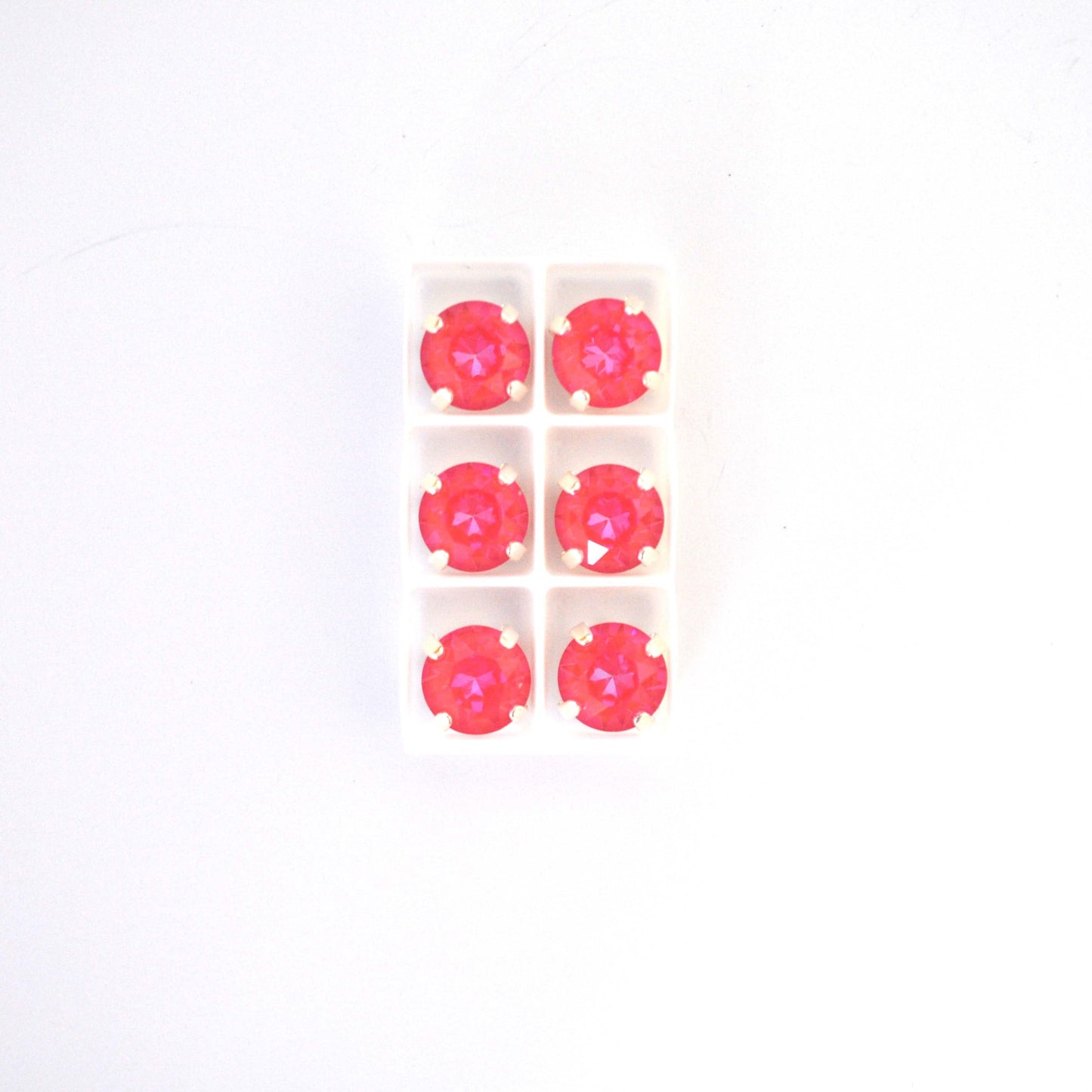 Lotus Pink Delite Sew On Set Barton Crystal Chaton Montees 8mm, 39ss