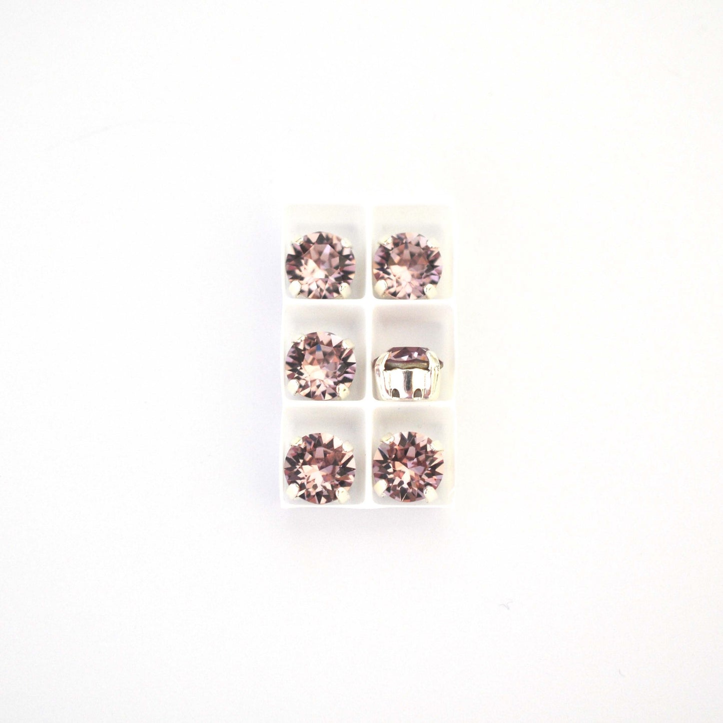 Light Amethyst Sew On Set Barton Crystal Chaton Montees 8mm, 39ss