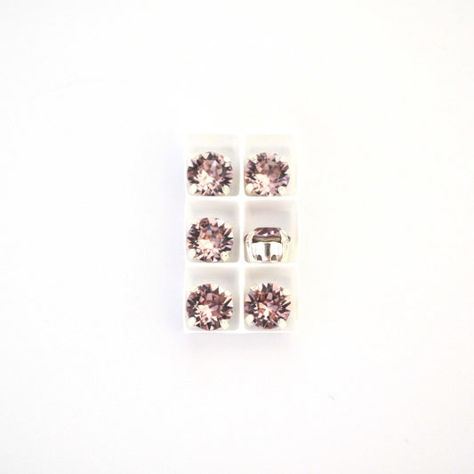 Light Amethyst Sew On Set Barton Crystal Chaton Montees 8mm, 39ss