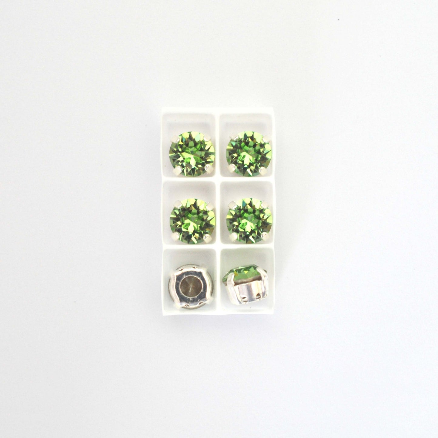 Peridot Sew On Set Barton Crystal Chaton Montees 8mm, 39ss