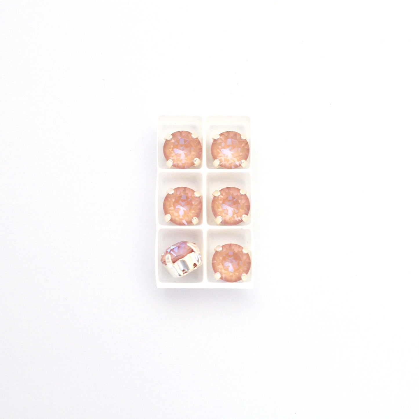 Dusty Pink Delite Sew On Set Barton Crystal Chaton Montees 8mm, 39ss