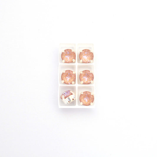 Dusty Pink Delite Sew On Set Barton Crystal Chaton Montees 8mm, 39ss