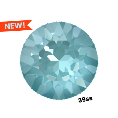 Paradise Blue Lux 1088 Chatons Barton Crystal, 39SS