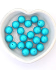 Iridescent Dark Turquoise 5810 Barton Crystal Round Pearl Beads 10mm