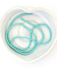 Iridescent Light Turquoise 5810 Barton Crystal Round Pearl Beads 2mm