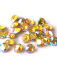 Light Topaz Shimmer 1088 Pointed Back Chaton Barton Crystal 39ss, 8mm