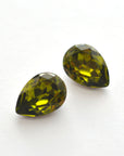 Olivine Pear Shape 4320 Barton Crystal 14x10mm