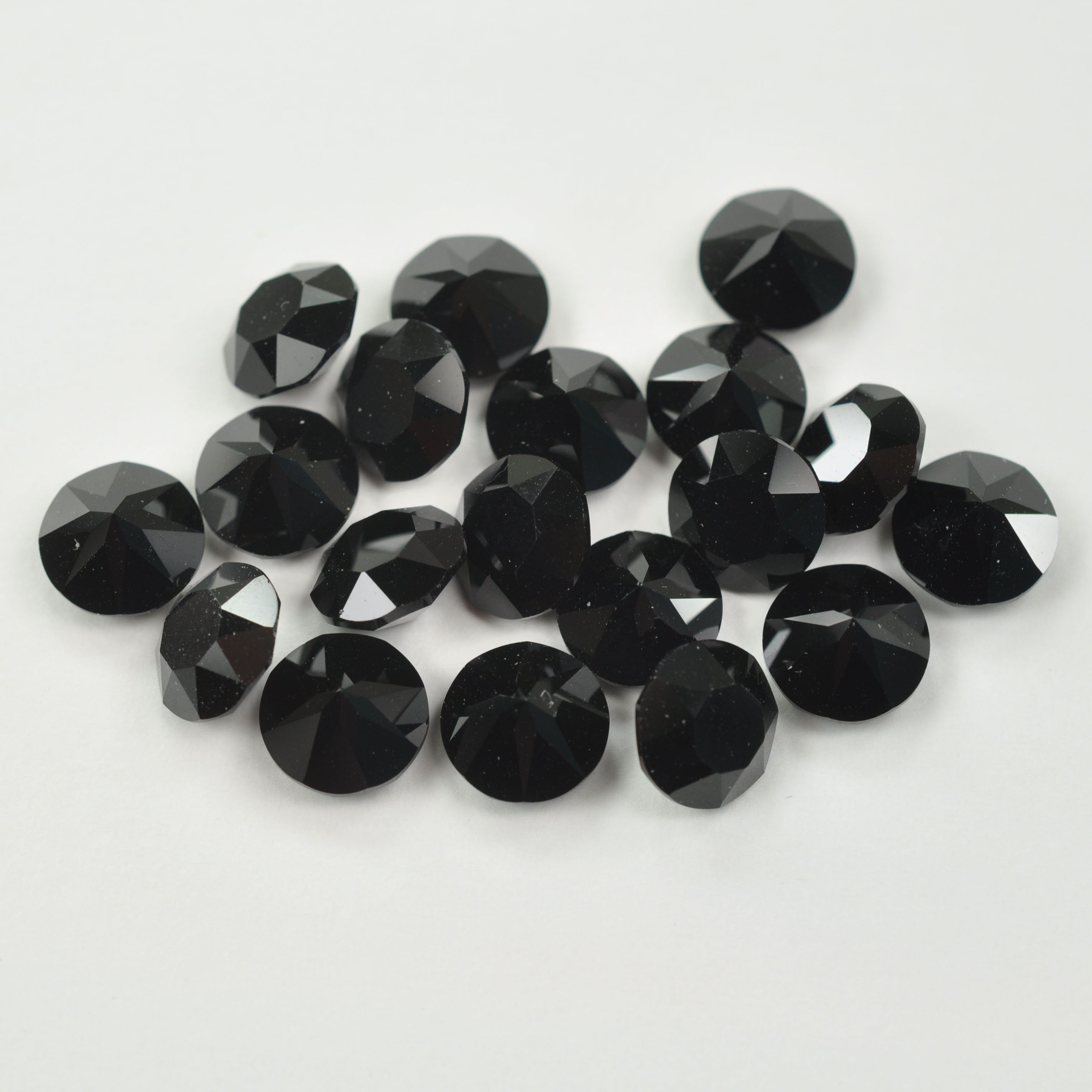 Jet Black 1088 Pointed Back Chaton Barton Crystal 39ss, 8mm