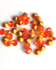 Fire Opal 1028 Pointed Back Chaton Barton Crystal 29ss, 6mm