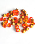 Fire Opal 1028 Pointed Back Chaton Barton Crystal 29ss, 6mm