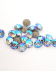 Light Sapphire Shimmer 1088 Pointed Back Chaton Barton Crystal 29ss, 6mm