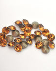 Light Smoked Topaz 1088 Pointed Back Chaton Barton Crystal 29ss, 6mm