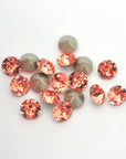 Rose Peach 1088 Pointed Back Chaton Barton Crystal 29ss, 6mm