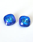 Royal Blue Delite 4470 Cushion Cut Barton Crystal 12mm