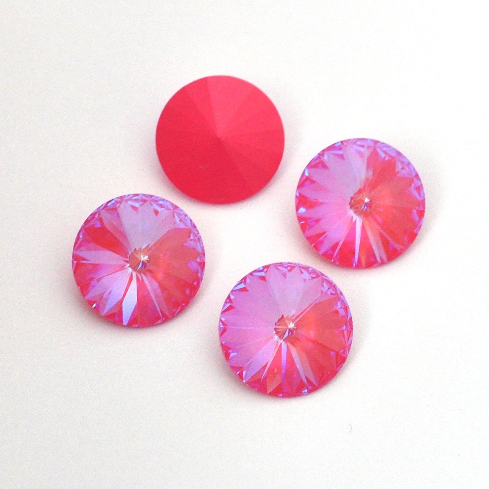 Lotus Pink Delite 1122 Rivoli Barton Crystal 12mm