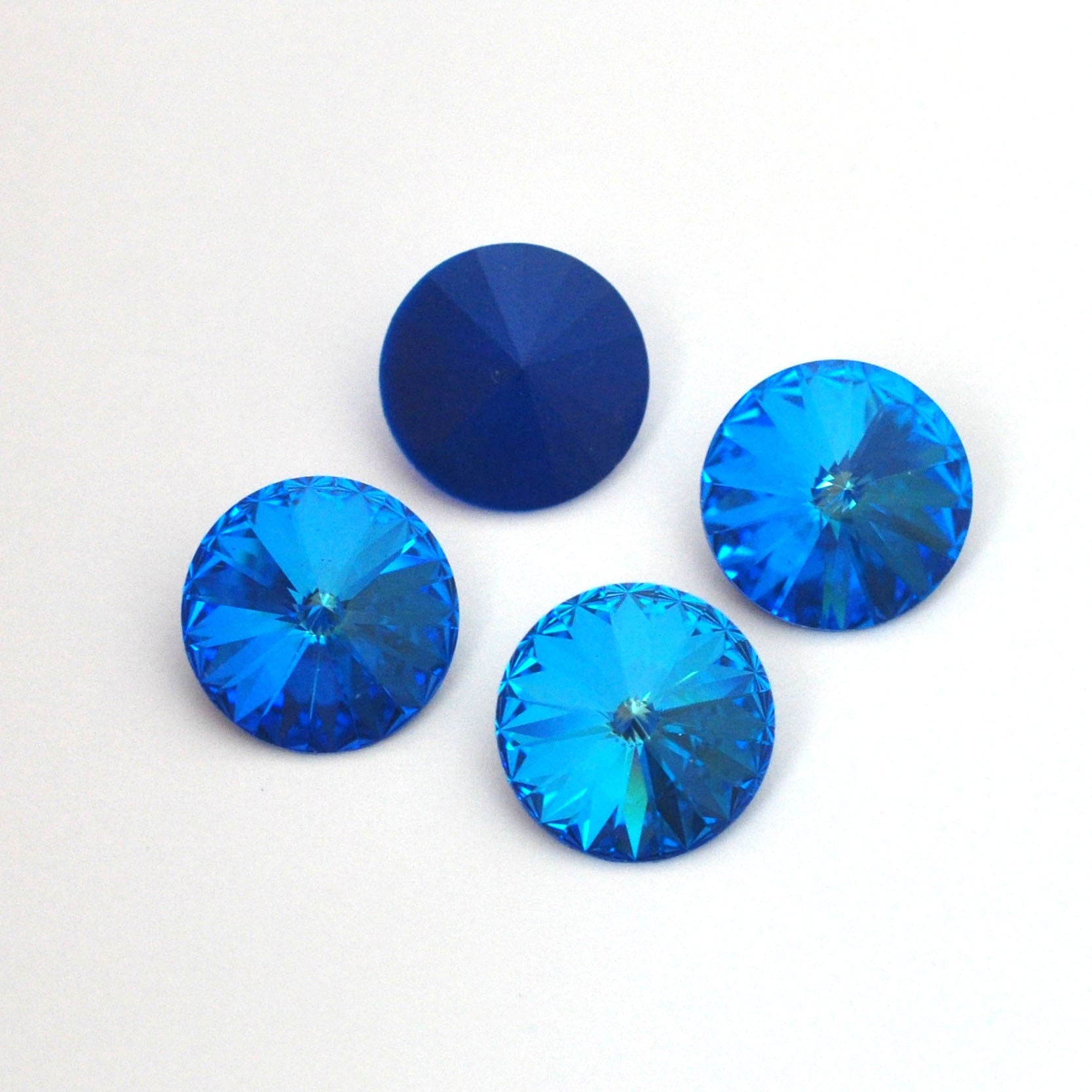 Royal Blue Delite 1122 Rivoli Barton Crystal 12mm