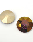 Lilac Shadow Round Fancy Stone 1201 Barton Crystal 27mm, 1 Crystal