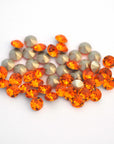 Tangerine 1088 Pointed Back Chaton Barton Crystal 29ss, 6mm