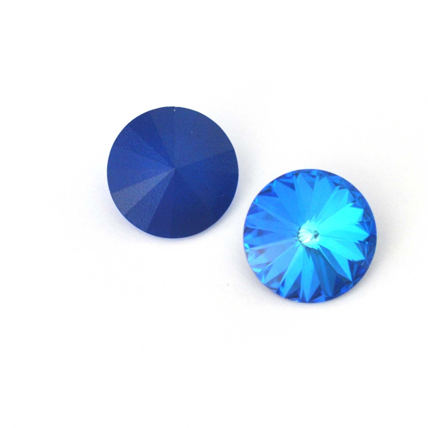 Royal Blue Delite 1122 Rivoli Barton Crystal 14mm