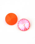 Orange Glow Delite 1122 Rivoli Barton Crystal 14mm
