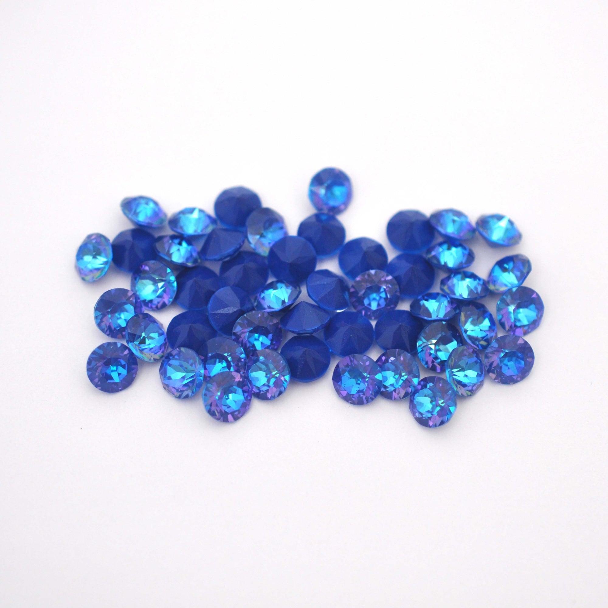 Royal Blue Delite 1088 Pointed Back Chaton Barton Crystal 29ss, 6mm