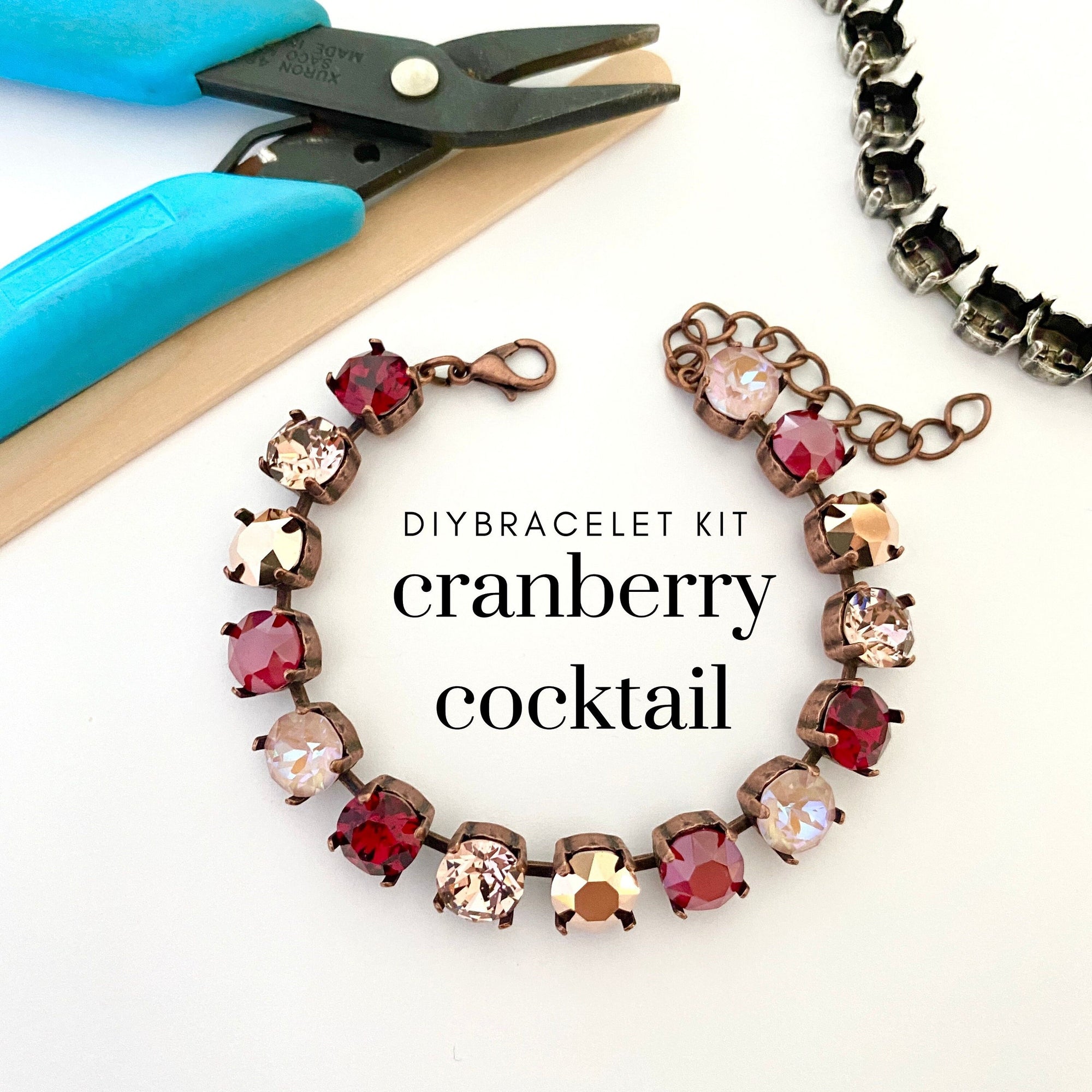 Cranberry Cocktail Bracelet Making Kit