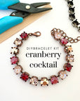 Cranberry Cocktail Bracelet Making Kit