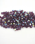 Amethyst AB Bicone Beads 5328 Barton Crystal 4mm