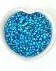 Blue Zircon AB2X Bicone Beads 5328 Barton Crystal 6mm