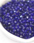 Cobalt Bicone Beads 5328 Barton Crystal 4mm