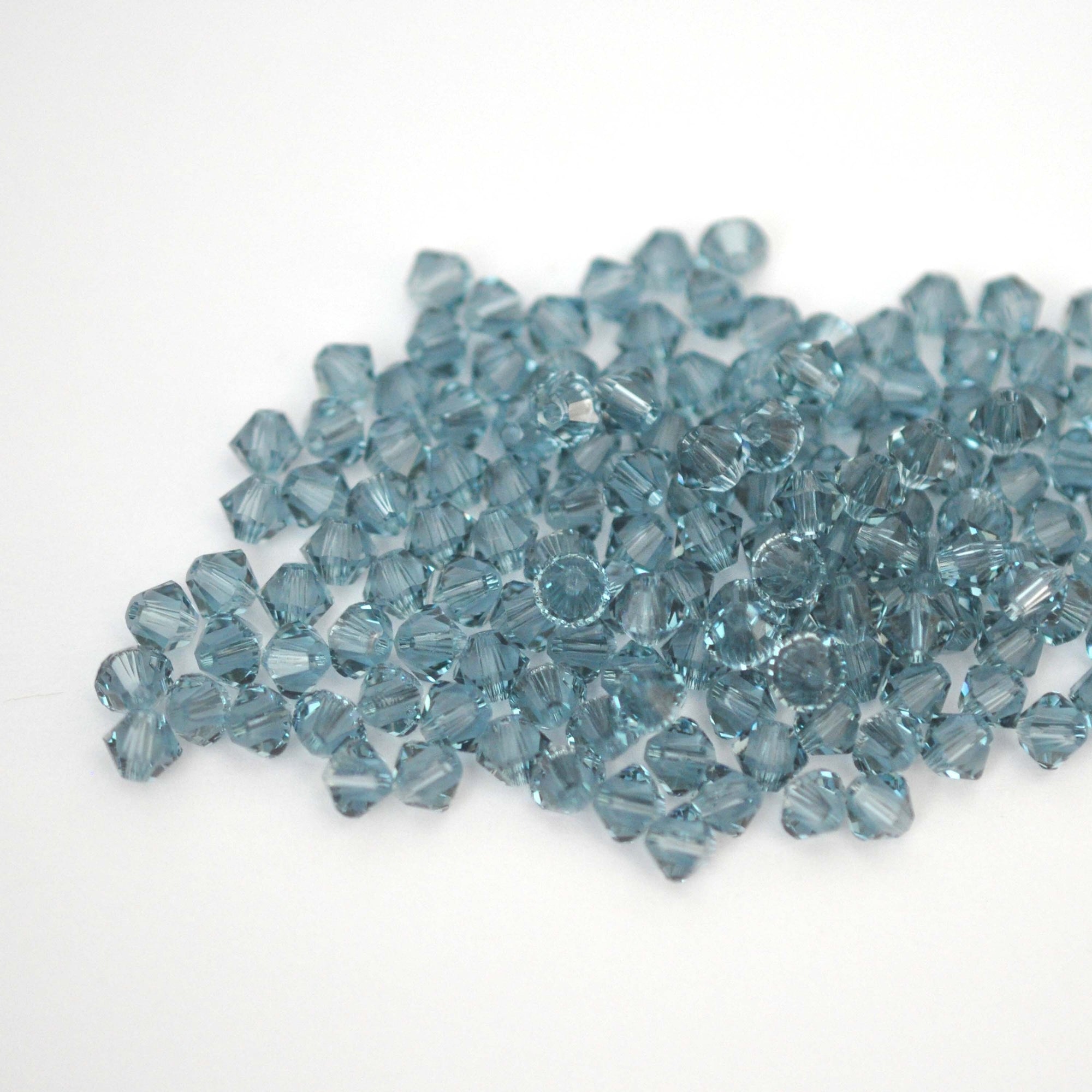 Indian Sapphire Bicone Beads 5328 Barton Crystal 4mm