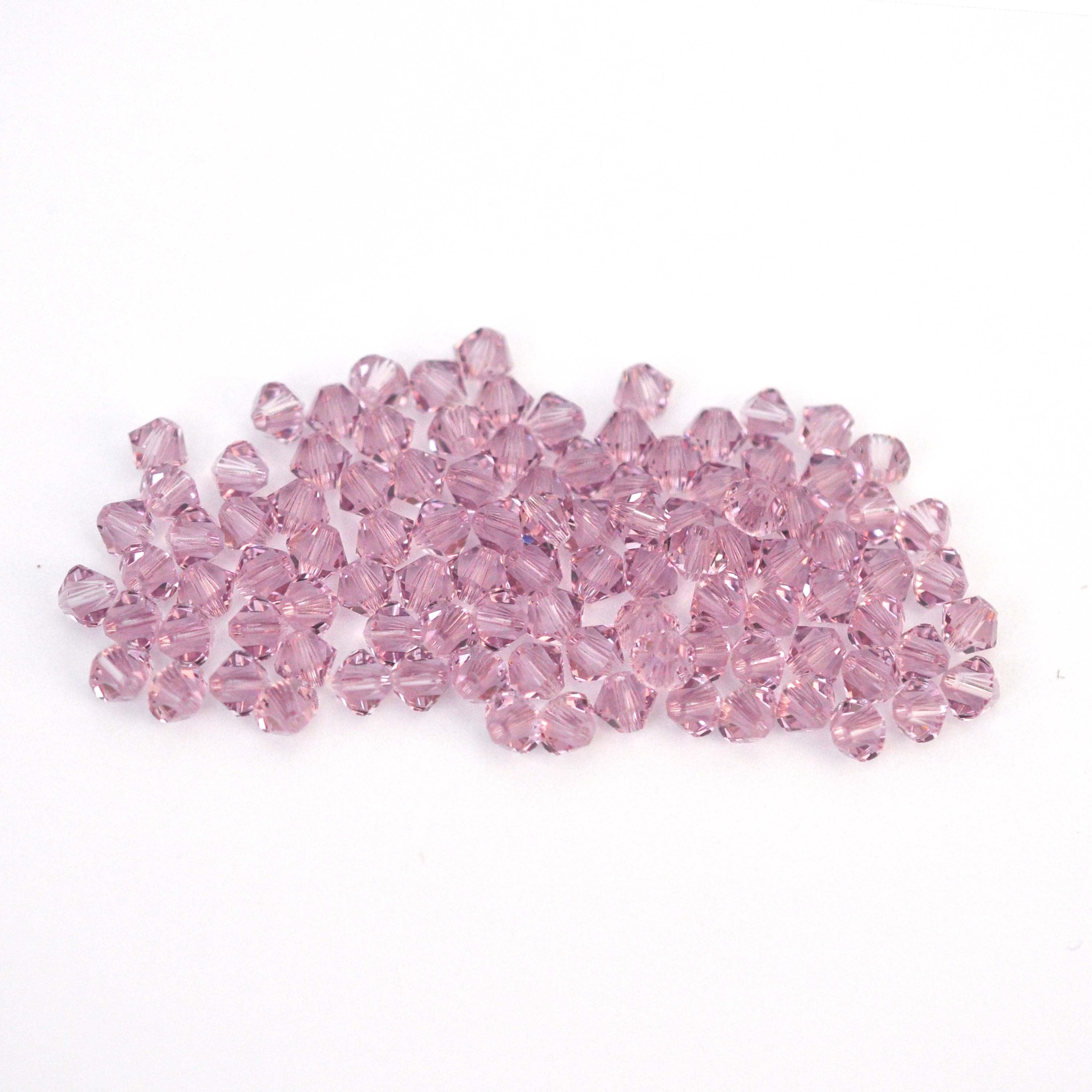 Light Amethyst Bicone Beads 5328 Barton Crystal 4mm