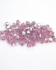 Light Amethyst AB Bicone Beads 5328 Barton Crystal 4mm