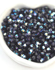 Purple Velvet AB Bicone Beads 5328 Barton Crystal 4mm