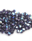 Purple Velvet AB Bicone Beads 5328 Barton Crystal 4mm