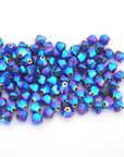 Purple Velvet AB2X Bicone Beads 5328 Barton Crystal 4mm