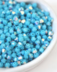Turquoise AB Bicone Beads 5328 Barton Crystal 6mm