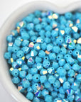 Turquoise AB Bicone Beads 5328 Barton Crystal 4mm